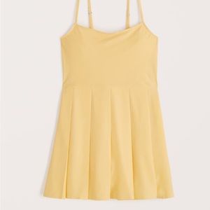 Abercrombie & fitch pleated travelers mini dress